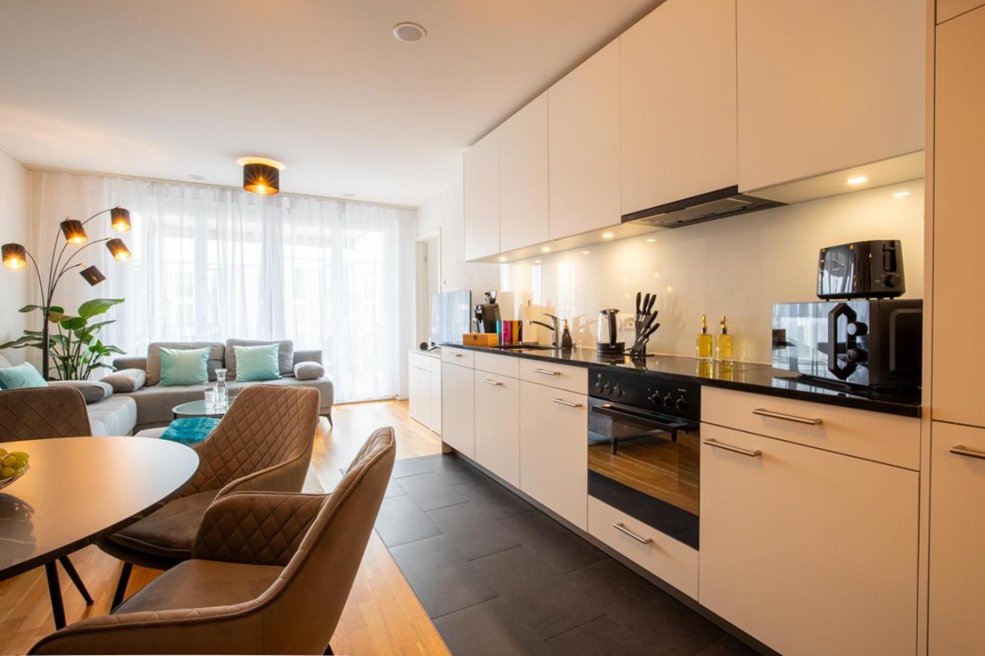 Special Einstein I Apartment Basel, Messe Kleinbasel 10-Star 외부 사진